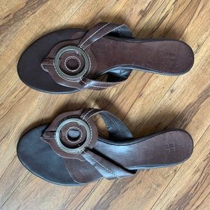 Brand New Brown Leather Sandals